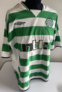 Glasgow Celtic FC Umbro XL 2001/03 Home Shirt - See Pictures & Description
