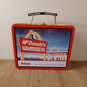 1997 Vintage McDonald's Hamburgers Collectible Tin Lunch Box  - Picture 1 of 10