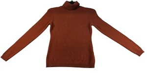 Charter Club Cashmere Sweater Womens Size Petite Petite PP Copper Orange New - Picture 1 of 7