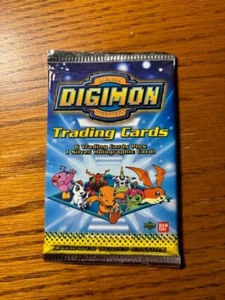 1999 Upper Deck Bandai Digimon Series 1 Trading Card Sealed Booster Pack x 1 - Bild 1 von 1