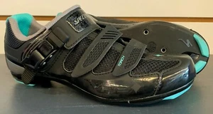 NUEVOS Zapatos de Ciclismo para Mujer Specialized TORCH ROAD, Negro Azulado, Talla 38, 3 Pernos - Imagen 1 de 4