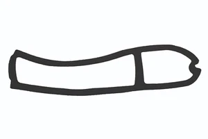 JAGUAR XJ6 SERIES 2 DAIMLER FRONT SIDELAMP INDICATOR LENS GASKET C40159-J - Picture 1 of 3