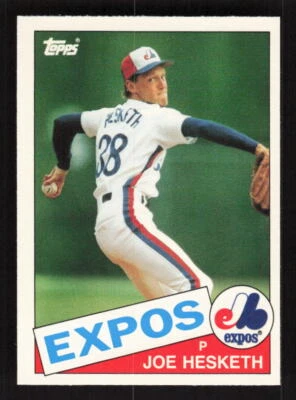 1985 Topps Traded #52T Joe Hesketh Montreal Expos - Image 1 of 2
