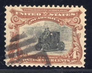 U.S. STAMP #296  -- 4c PAN-AMERICAN —1901 -- PREMIUM — USED - Picture 1 of 2