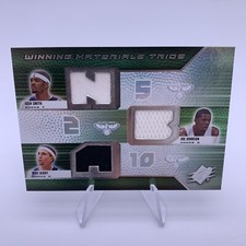 2008-09 SPx Winning Materials Trios Josh Smith Joe Johnson Mike Bibby #WMT-BJS