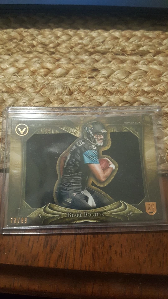 2014 Topps Valor Jumbo Relic Jersey Blake Bortles Jacksonville Jaguars 73/ 99 - Image 1 of 1