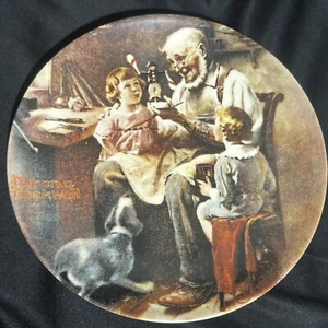 Norman Rockwell 1977 “The Toy Maker" collector plate - Picture 1 of 5