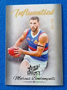 2024 AFL Select Legacy INFLUENTIAL - Marcus Bontempelli, WESTERN BULLDOGS - 6/40 - Picture 1 of 3