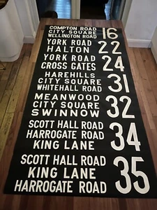 Autobús Leeds 2/1959 raro ciego destino 34"" Yorkshire regalo perfecto - 16 a 35 - Imagen 1 de 7