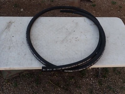 15 Feet New Manuli 1-1/4" 5070 PSI Hydraulic Hose XtraFlex DN 31-20 / 350 Bar - Image 1 of 4