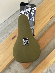 FIT BIKE CO BMX BARSTOOL BICYCLE PIVOTAL SEAT OLIVE GREEN - Picture 1 of 4