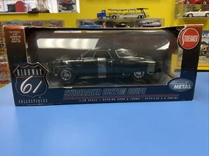 DIE-CAST PROMOTION HIGHWAY 61 STUDEBAKER CUSTOM COUPE "BLACK" “NEW" - Picture 1 of 6
