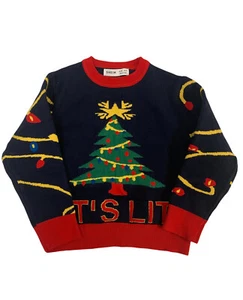 Shein Boys /Toddlers It’s lit Sweatshirt/Sweater Sz 4Y Eu 104 - Picture 1 of 8