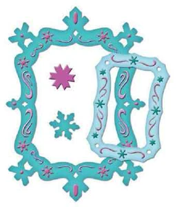 Spellbinders Snowflake Frame 4 Dies S5-017 Cut Emboss Stencil Frameabilities - Picture 1 of 1
