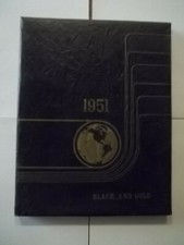 1951 Black & Gold High School Annual Yearbook ALL GRADES Dumont Iowa FAMILY?