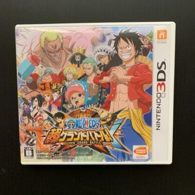 Used Bandai 2014 One Piece super Grand Battle! X Nintendo 3DS Action Game Japan  - Image 1 of 4