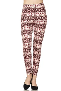 ONE SIZE butterweiche Always Brushed Weihnachtsleggings TC/O274 - Bild 1 von 2