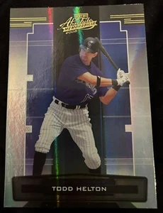 Todd Helton Colorado Rockies 2005 Donruss Playoff Absolute Memorabilia MLB - Picture 1 of 2