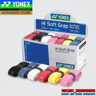 5 X YONEX HI SOFT GRAP BADMINTON TENNIS SQUASH RACKET OVER GRIPS AC420EX