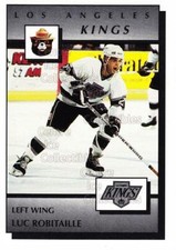 1989-90 Los Angeles Kings Smokey #8 Luc Robitaille