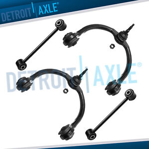 Front Upper Control Arms & Sway Bar Link for 05-10 Jeep Grand Cherokee Commander