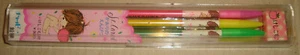 CAROL CARDS ST. CAROL PENCILS SET 6 MATITE + GOMMINA KUTSUWA ANNI '80 - Imagen 1 de 5
