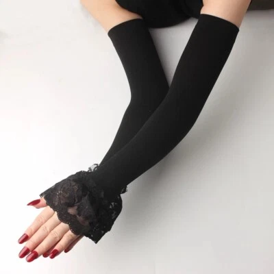 Original Split-Joint 3 Colors Mesh Lace Sleevelet Accessories - Image 1 of 4