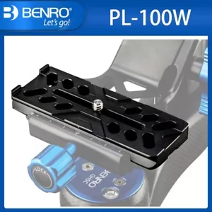 Placa de liberación rápida Benro PL-100LW para cabeza de bola cabeza de cardán GH5C 1/4" tornillo - Imagen 1 de 7