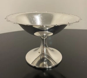Macchina ciotola composta solida argento sterling J grande 5"" altezza 7,5"" larghezza 329 g - Foto 1 di 6
