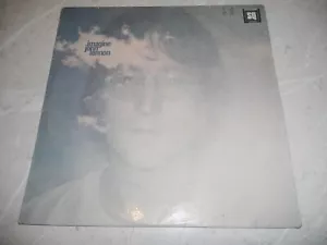 John Lennon "Imagine" LP+inner No Poster/Card Quad Rock Oz Apple Q4PAS10004 VG+ - Picture 1 of 6