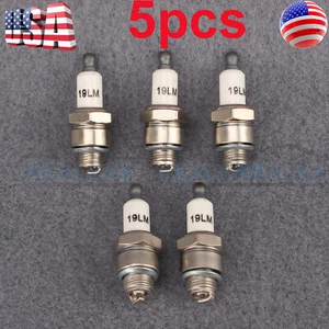 5pack for Champion J19LM Spark Plugs , Tecumseh Lawn Mower - Picture 1 of 8