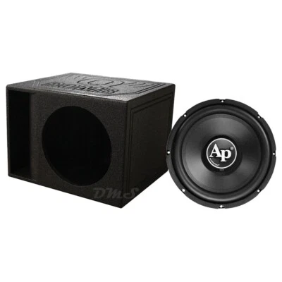 Paquete Audiopipe TS-PP2-12-D4 | 12 pulgadas 1000 W D4 coche subwoofer QBomb caja con puerto Foto 1 de 4