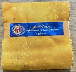 Laurel Burch Galaxy Clothworks 5" Charm Pack Squares Fabric, 42 pcs - Picture 1 of 1