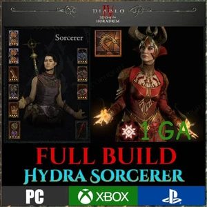 💥Diablo 4💥Hydra SORCERESS💥 ENDGAME BUILD 💥SEASON 9 SINS OF HORADRIM - Picture 1 of 1