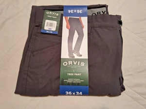 Orvis Herren Teck Hose Grau 36x34 Neu mit Etikett - Bild 1 von 4