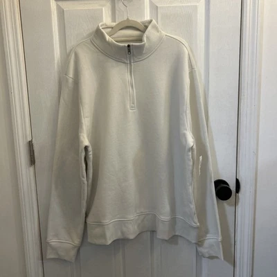 NUEVO CON ETIQUETAS Amazon Essentials Para hombres Manga Larga Cuarto Cremallera Polar Sudadera Talla XL Foto 1 de 4