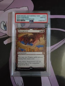 DRACOGENESIS Tarkir: Dragonstorm Showcase PSA 10 (Pop 2) Magic The Gathering - Picture 1 of 1