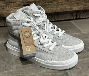 Roxy Rae Mid women's Size 9 Gray Mid top Casual Shoes memory foam Zipper New - Picture 1 of 11