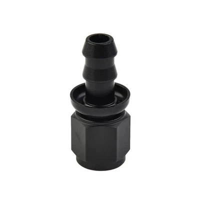 Hot Sales Adapter Swivel Fitting Black 6AN AN6 Female To 3/8” Barb Hose - Image 1 of 4
