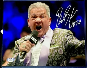 Bruce Buffer Signed 8x10 Photo UFC Announcer “VOTO” PSA Certified - Picture 1 of 1