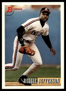 1993 Bowman Reggie Jefferson Cleveland Indians #557 - Picture 1 of 2
