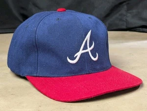 De colección Años 90 Especialidades Deportivas Atlanta Braves MLB Snapback Gorra Gorra Logotipo Liso - Imagen 1 de 9