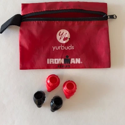 IronMan Series Yurbuds-4 capas para fones de ouvido-conjuntos 2xR/L com bolsa com zíper*sem fones de ouvido* - Imagem 1 de 4