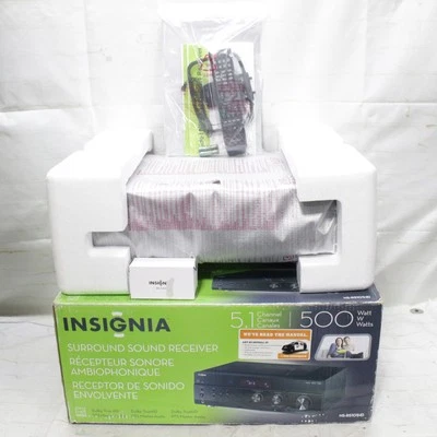 INSIGNIA AV Receiver NS-R5101AHD 5.1 HD. Fully Working. (w/control) - Image 1 of 4