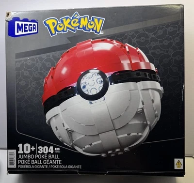 Pokemon MEGA Construx Jumbo Poke Ball Building Set BRAND NEW - Image 1 of 3