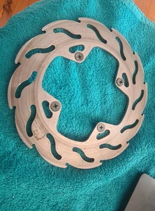 RM 85 Moto-Master Flame Fixed Rear Brake Disc for 2005-2023 Suzuki RM85 - Picture 1 of 5