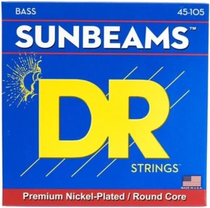 DR NMR-45 'Sunbeams' Nickel 4-String Bass Guitar Strings 45-105 - Picture 1 of 2