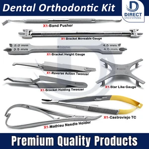 Orthodontic Instruments Ligature Director Bracket Positioning Gauge Band Seater - Bild 1 von 9