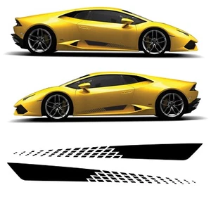 Side Stripe Decals Sticker Exact Bubble Free Vinyl Fits for Lamborghini Huracan - Picture 1 of 4