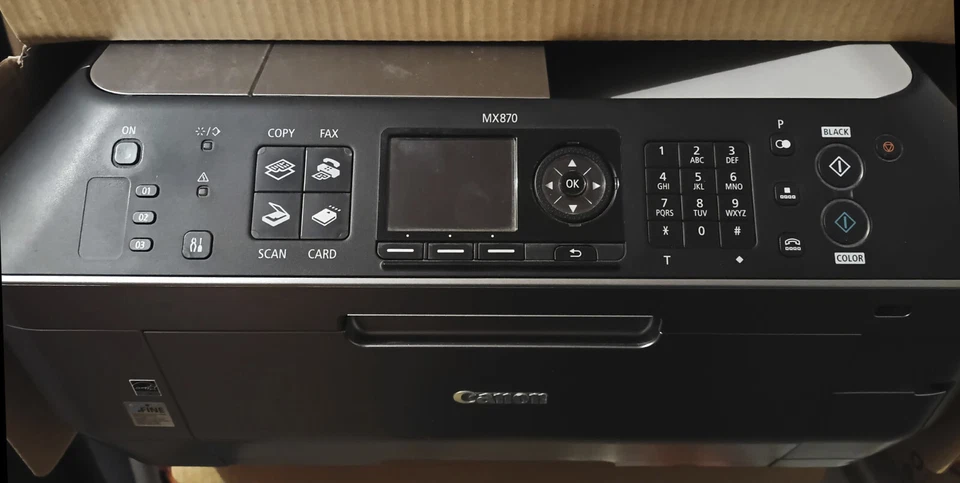 Canon PIXMA  MX 870 Wi-Fi All-In-One-Drucker + Kompatible Patr. - Bild 1 von 2